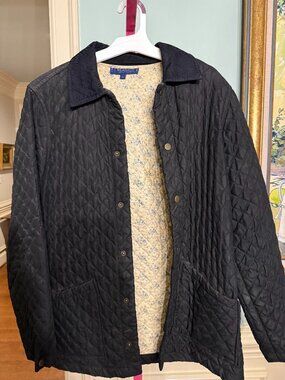 J McLaughlin Quilted Jacket - Black Size Small